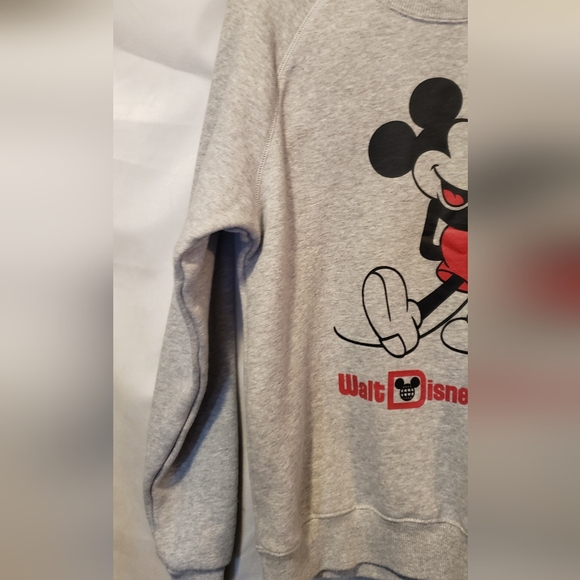 Vintage Disney Pullover Sweater Size S Grey Crewneck Walt Disney World - Picture 2 of 16